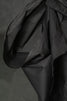 black cotton organdie fabric
