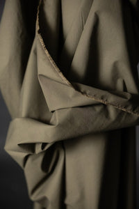 dark green cotton poplin fabric