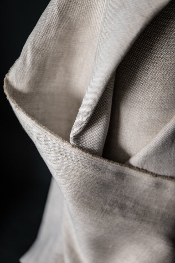 Laundered Upholstery Linen - White Sands 420