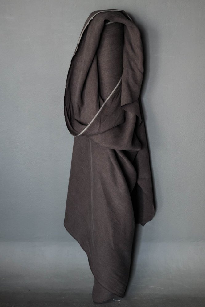Laundered Upholstery Linen - Smokey 420