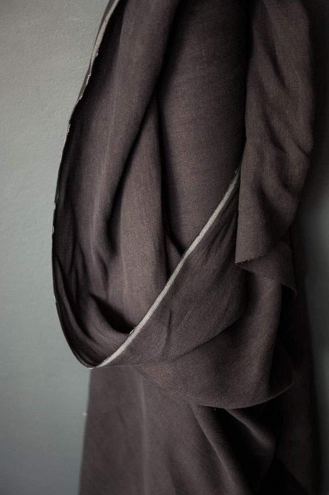 Laundered Upholstery Linen - Smokey 420
