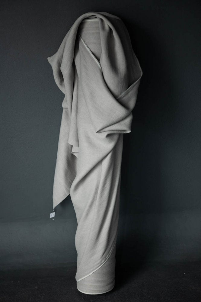 Laundered Upholstery Linen - Steel 420