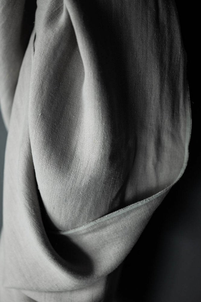 Laundered Upholstery Linen - Steel 420