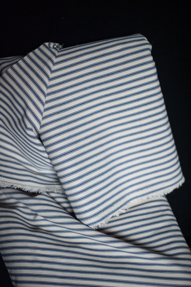 Ticking Blue Extra Wide