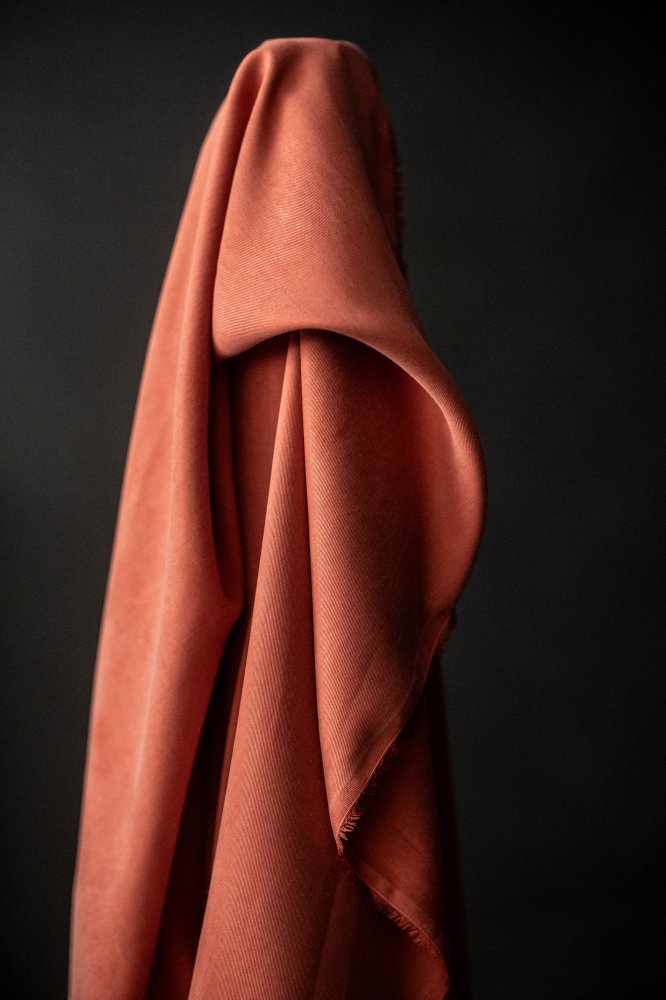 orange tencel