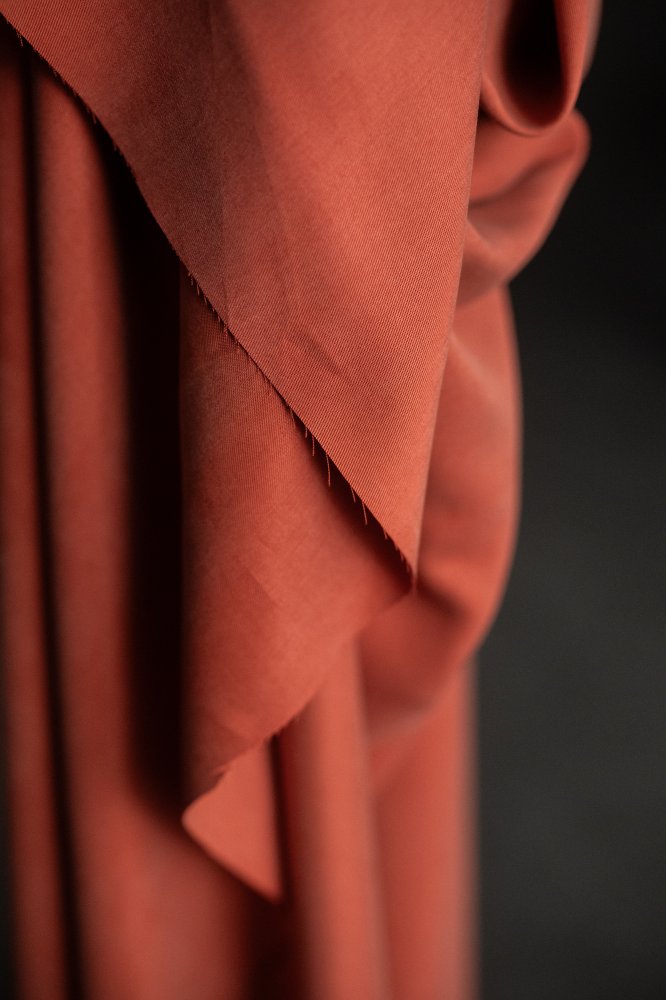 orange tencel
