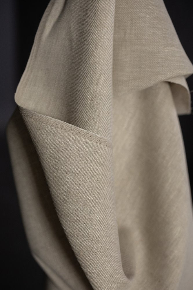 neutral linen twill