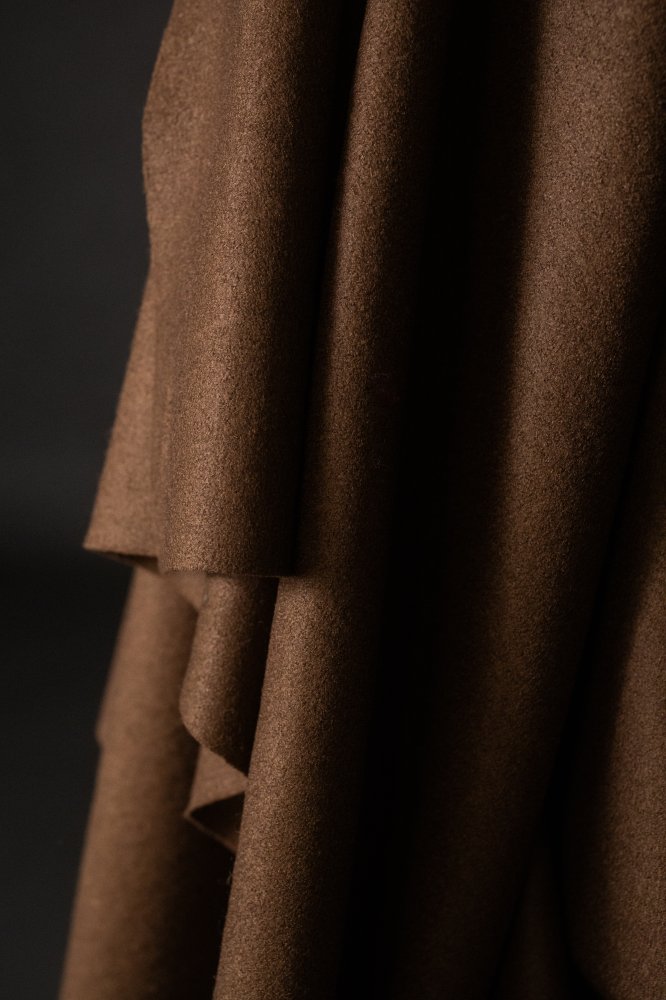 Wool Coating - Brown Bear