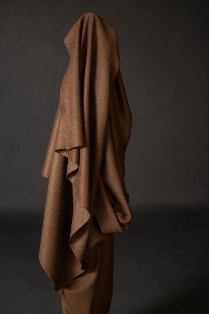 Wool Coating - Brown Bear