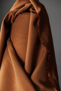 Wool/Viscose Crepe - Russet