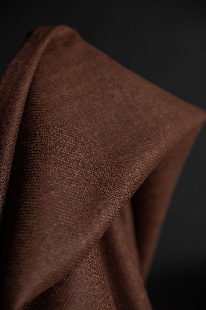 brown wool fabric