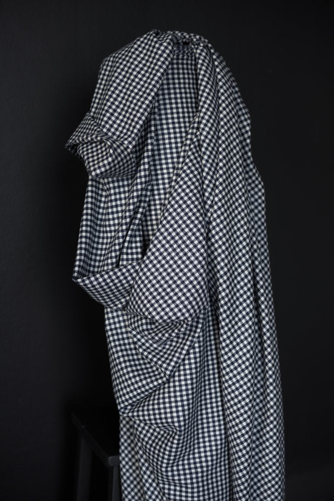 Wool Flannel - Midnight Gingham