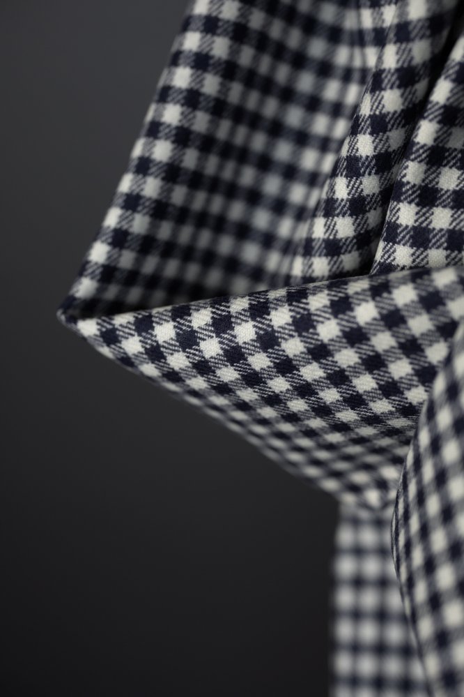 Wool Flannel - Midnight Gingham