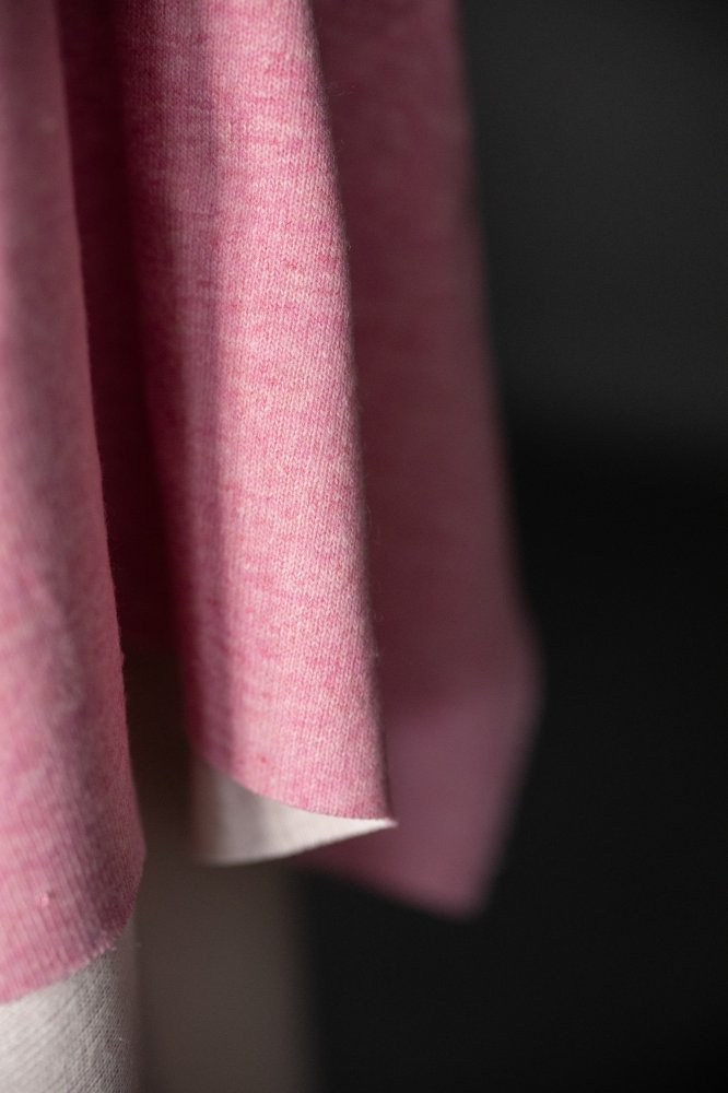 Wool/Cotton Knit - Puff Pink