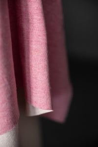 Wool/Cotton Knit - Puff Pink