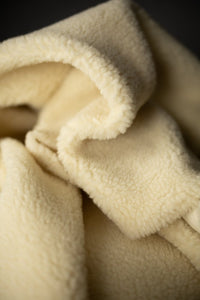 Piece for Braemar - Natural Wool Sherpa