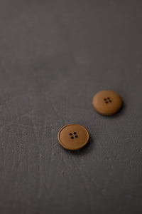 Hemp Button 20mm - Stanley Tan