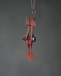 Leather &amp; Horn Toggles Chestnut
