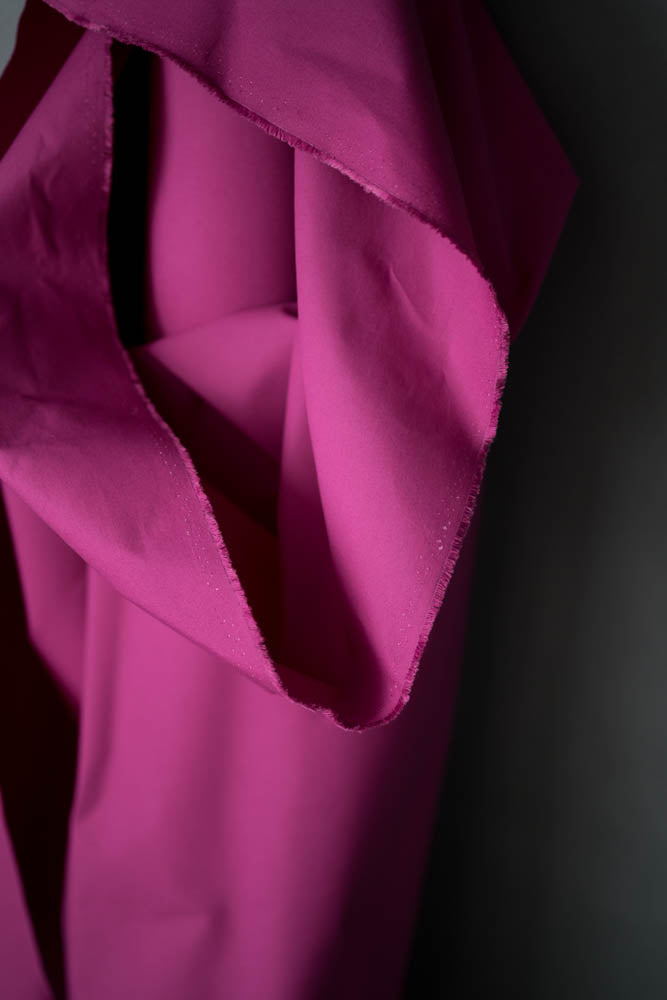 Remnant (Magenta Organic Cotton Dry Oilskin)