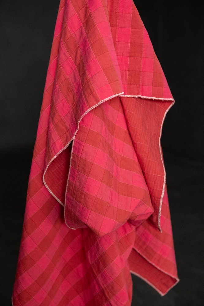 Remnant (Polly Gingham  Quilted Cotton Jacquard)