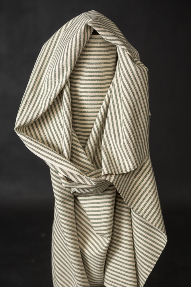 Remnant (Sycamore Stripe Heavy Recycled Cotton)