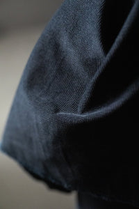 Remnant (Navy Grid Japanese Corduroy)