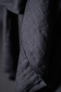 Remnant (Jet Black 130 European Laundered Linen)