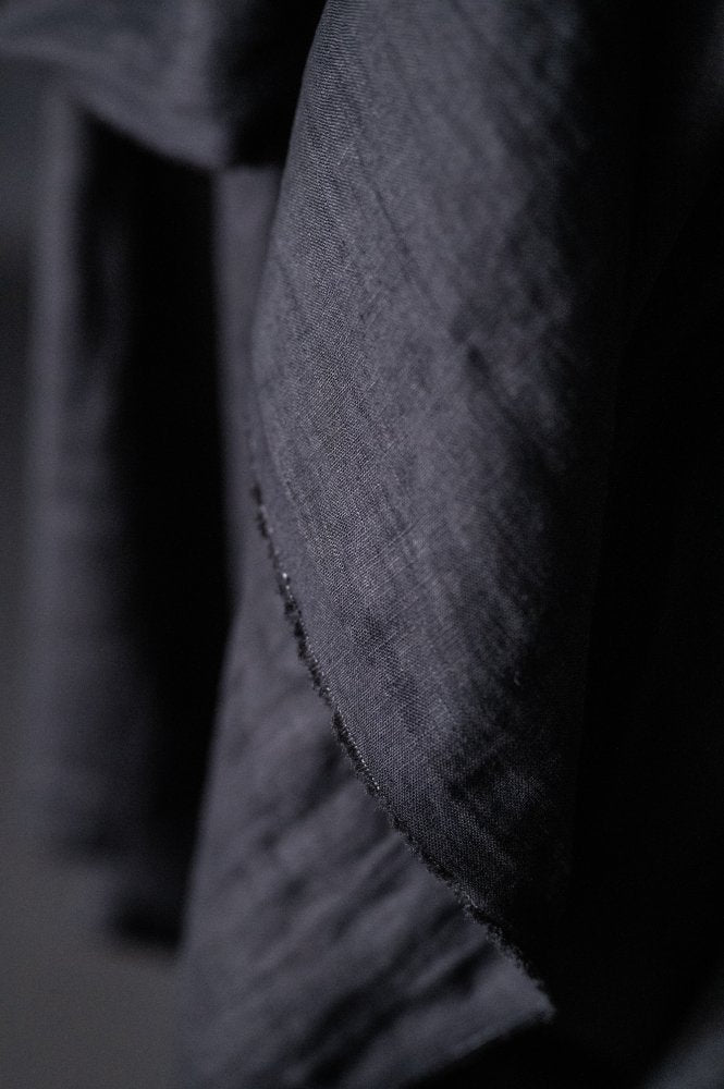 Remnant (Jet Black 130 European Laundered Linen)