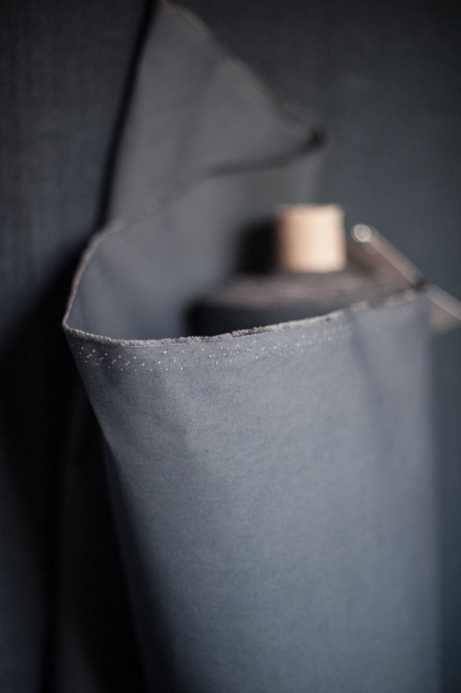 Remnant - Urban Grey Organic Cotton Dry Oilskin
