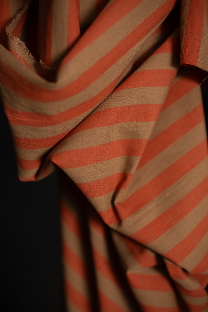 Remnant (Hampstead Organic Cotton/Linen Stripe)