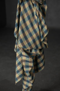 Remnant (Walnut Grove Handwoven Cotton Check)