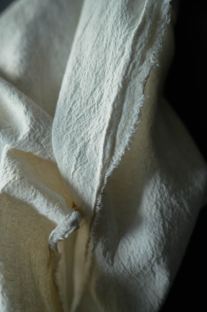 Remnant (Natural Crinkle Organic Cotton/Linen)