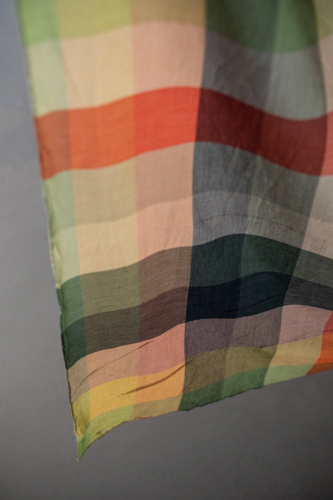 Remnant (Pixel Watercolour Organic Cotton Check)