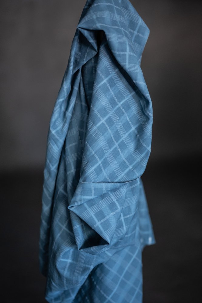 Remnant (Indian Cotton Cerulean Blue)