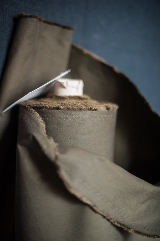 Remnant (Khaki Organic Cotton Dry Oilskin)