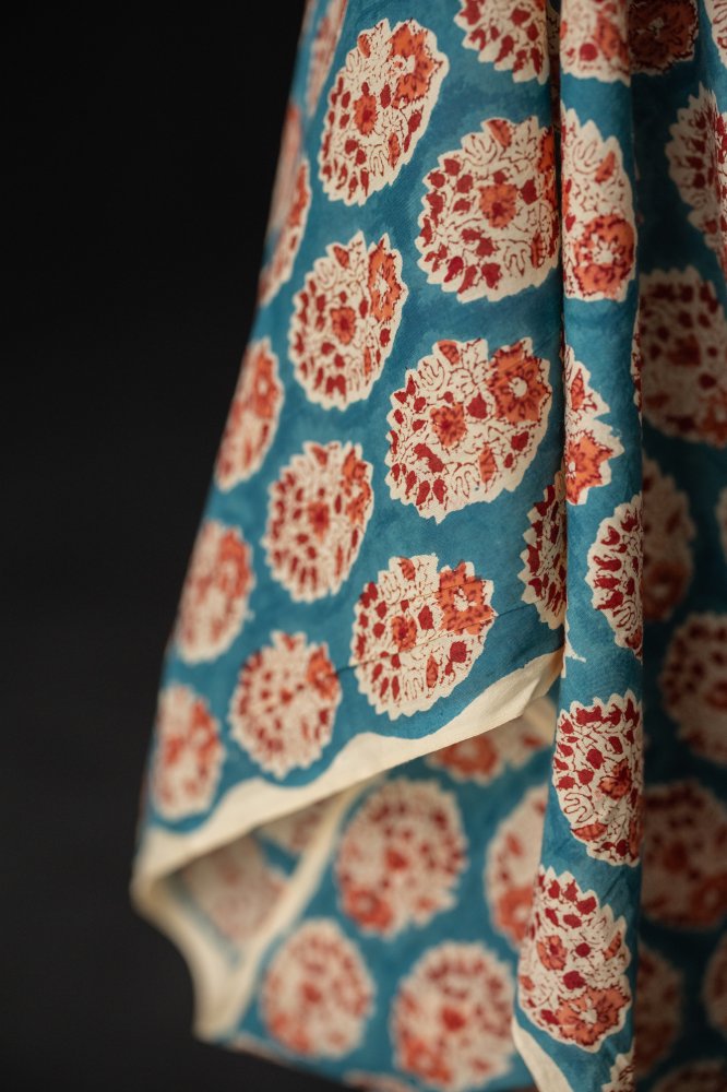 Remnant (Jolie Indian Block Print Cotton)