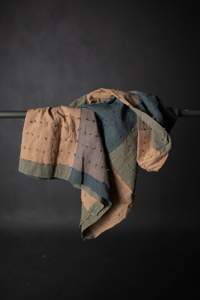 Remnant (Citalia Blues Loopy Indian Cotton)