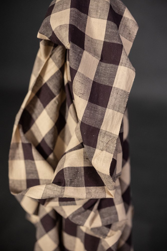 Remnant (Coffee Creme Handwoven Organic Cotton)