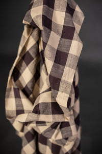 Remnant (Coffee Creme Handwoven Organic Cotton)