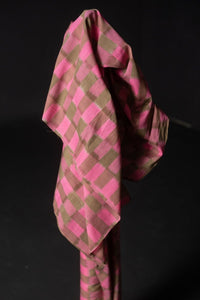Remnant (Pink Indian Ikat Cotton)