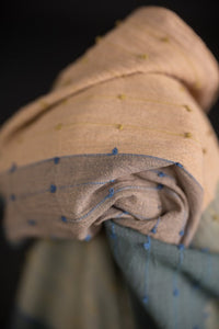 Remnant (Citalia Blues Loopy Indian Cotton)