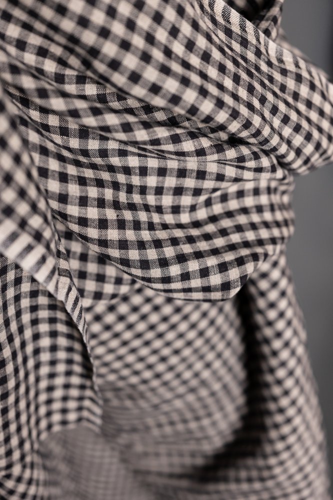 Remnant (European Laundered Linen Gingham Joseph)