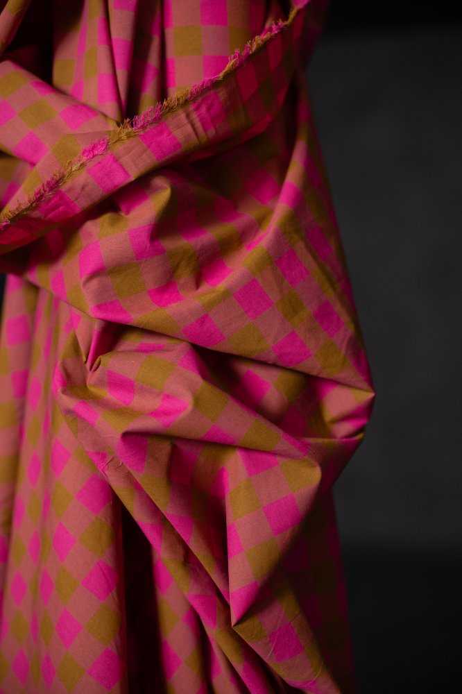 Remnant (Ritzy Watercolour Organic Cotton Check)