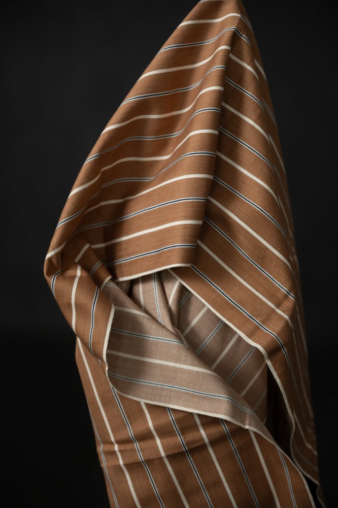 Remnant (8oz Handloom Denim Nutmeg Stripe)