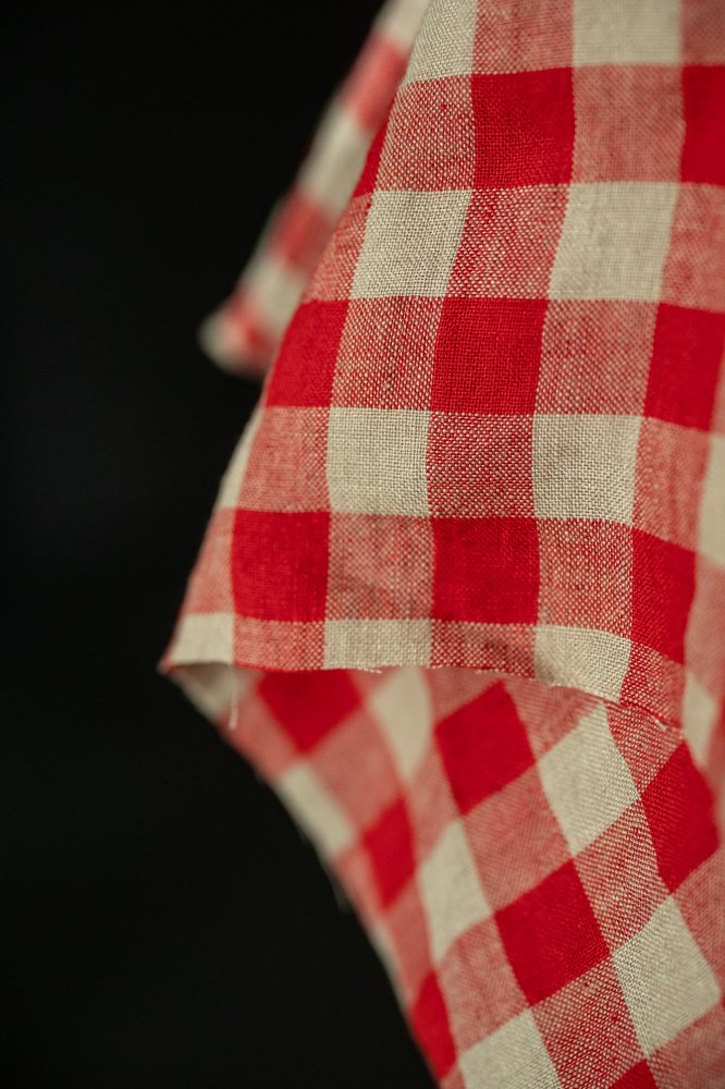 Remnant (Joy European Laundered Linen Gingham)