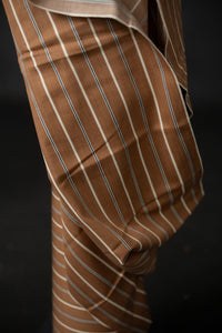 Remnant (8oz Handloom Denim Nutmeg Stripe)