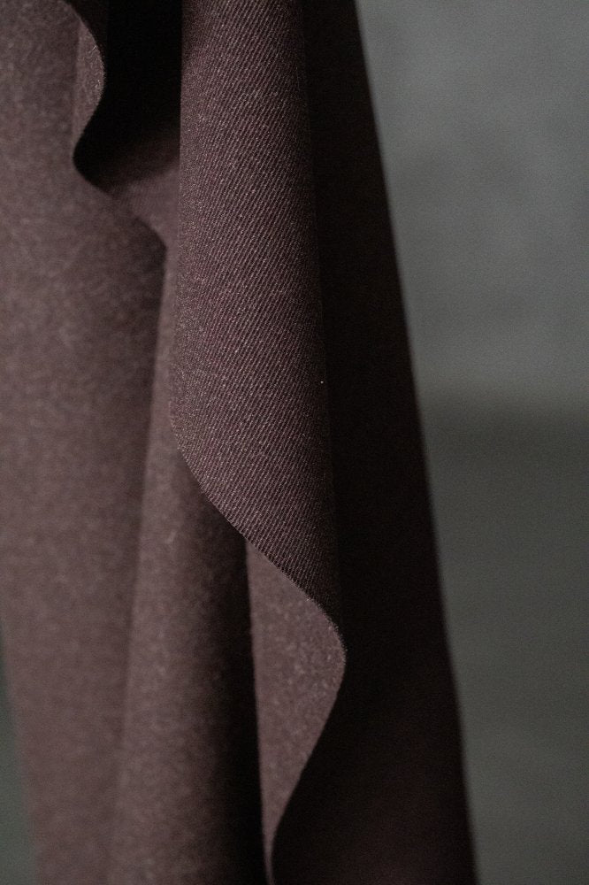 Remnant (Crushed Damson Italian Wool Coating)