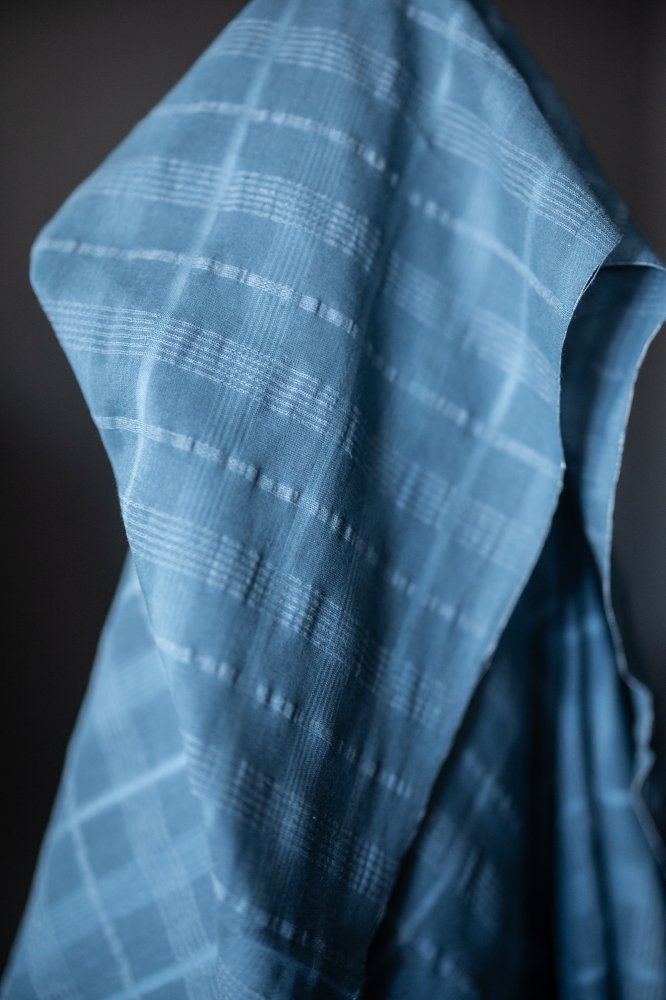 Remnant (Indian Cotton Cerulean Blue)