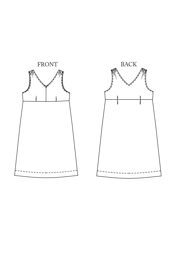Diagram Lilian of dress structure