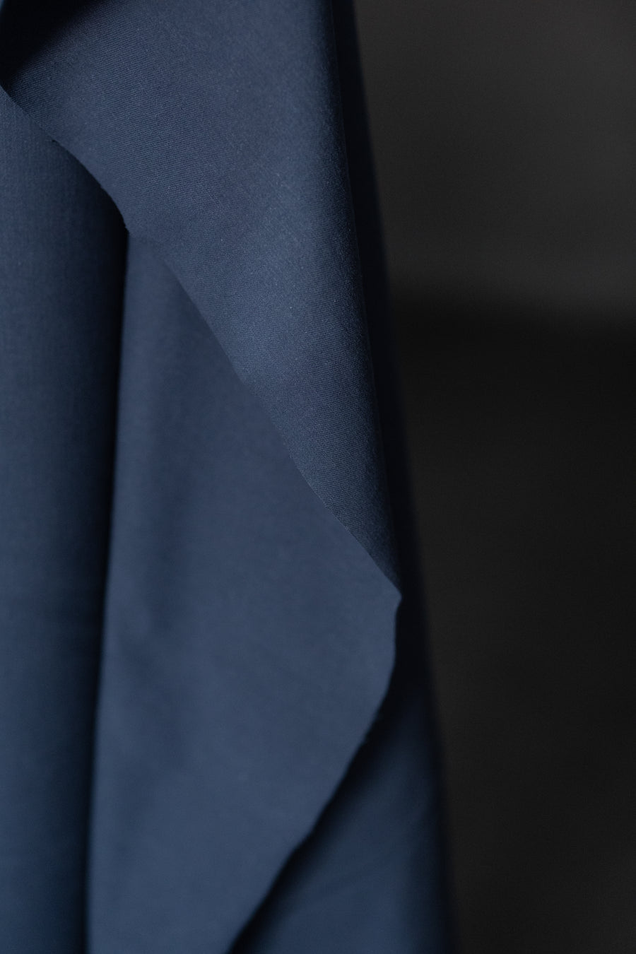 8oz Organic Sanded Twill - Noah Navy
